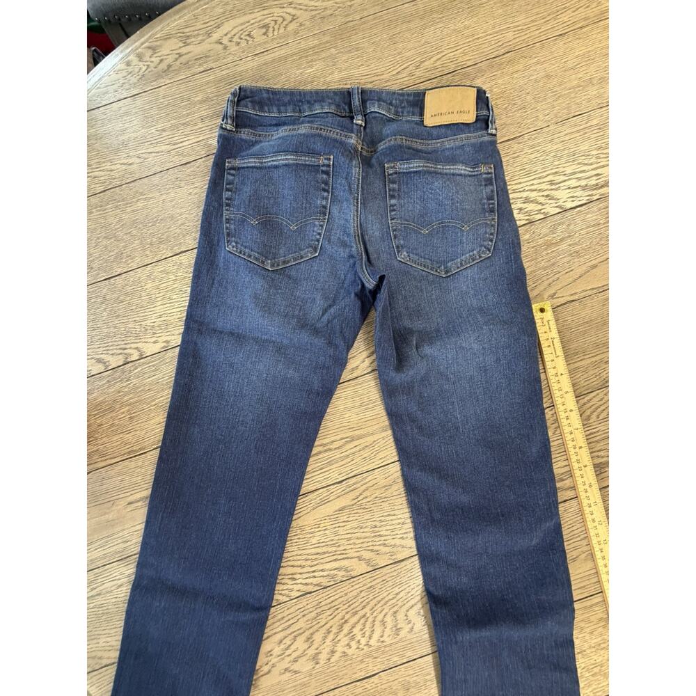 American Eagle AE Blue Jeans Men’s Size 29X32 Athletic Straight - Picture 3 of 11